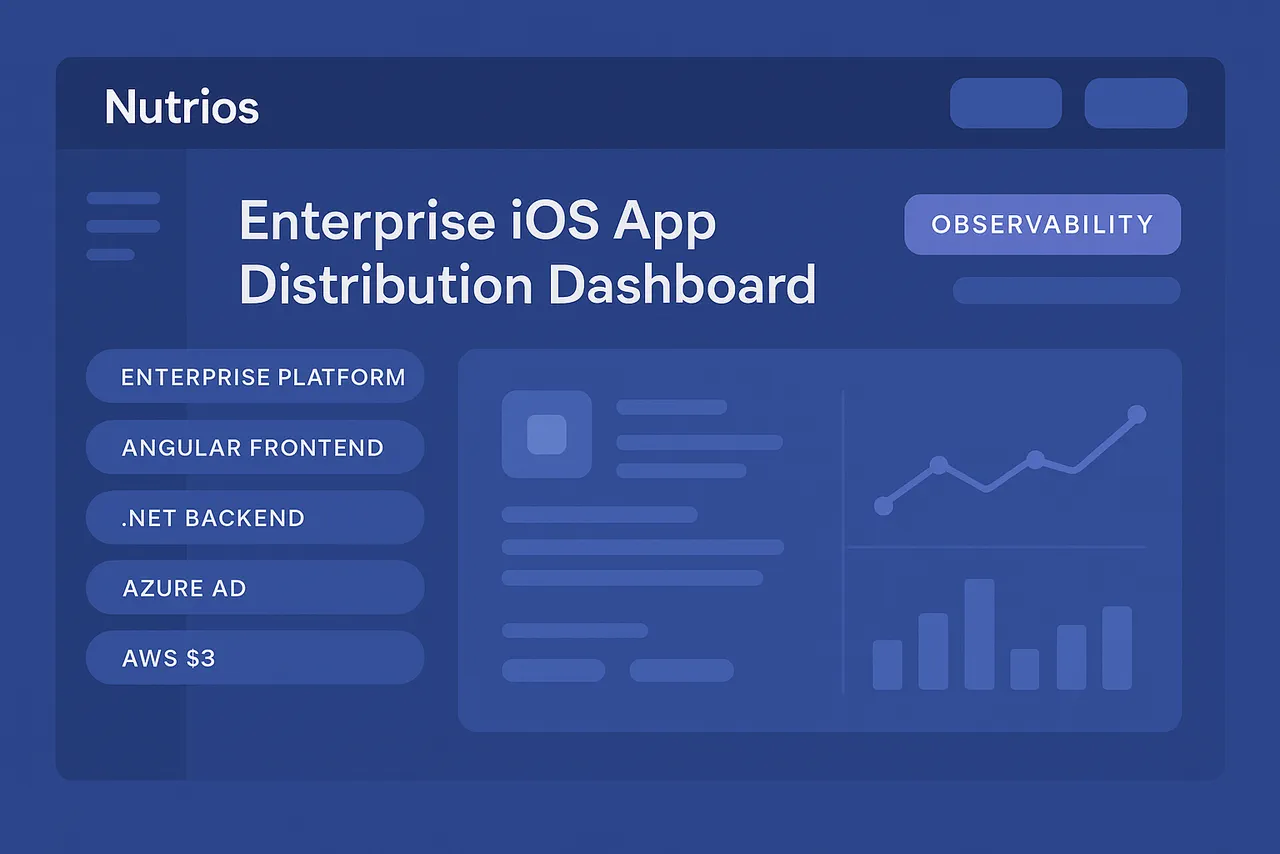 Enterprise iOS App Distribution Dashboard